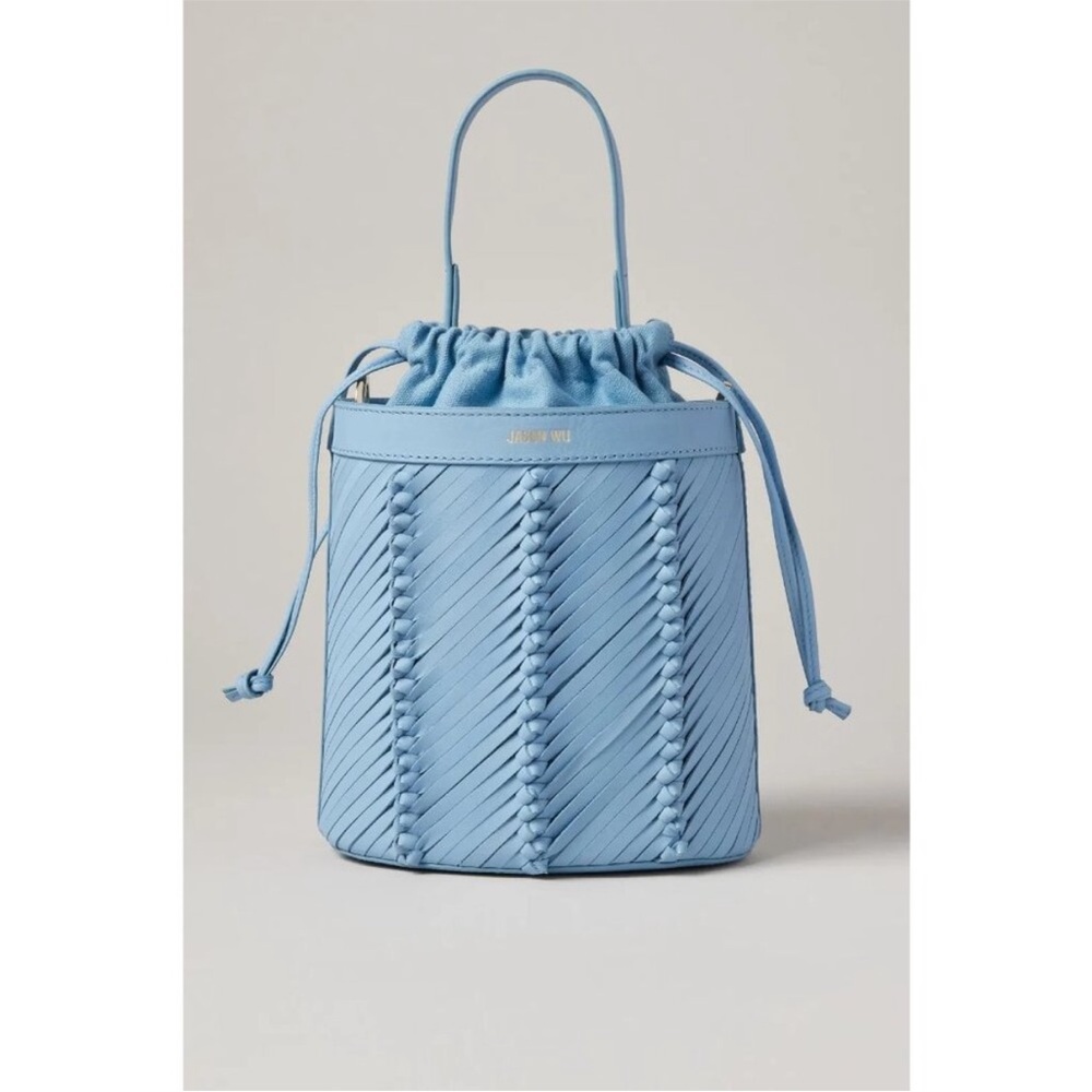Jason Wu Light Blue Woven Bucket Bag